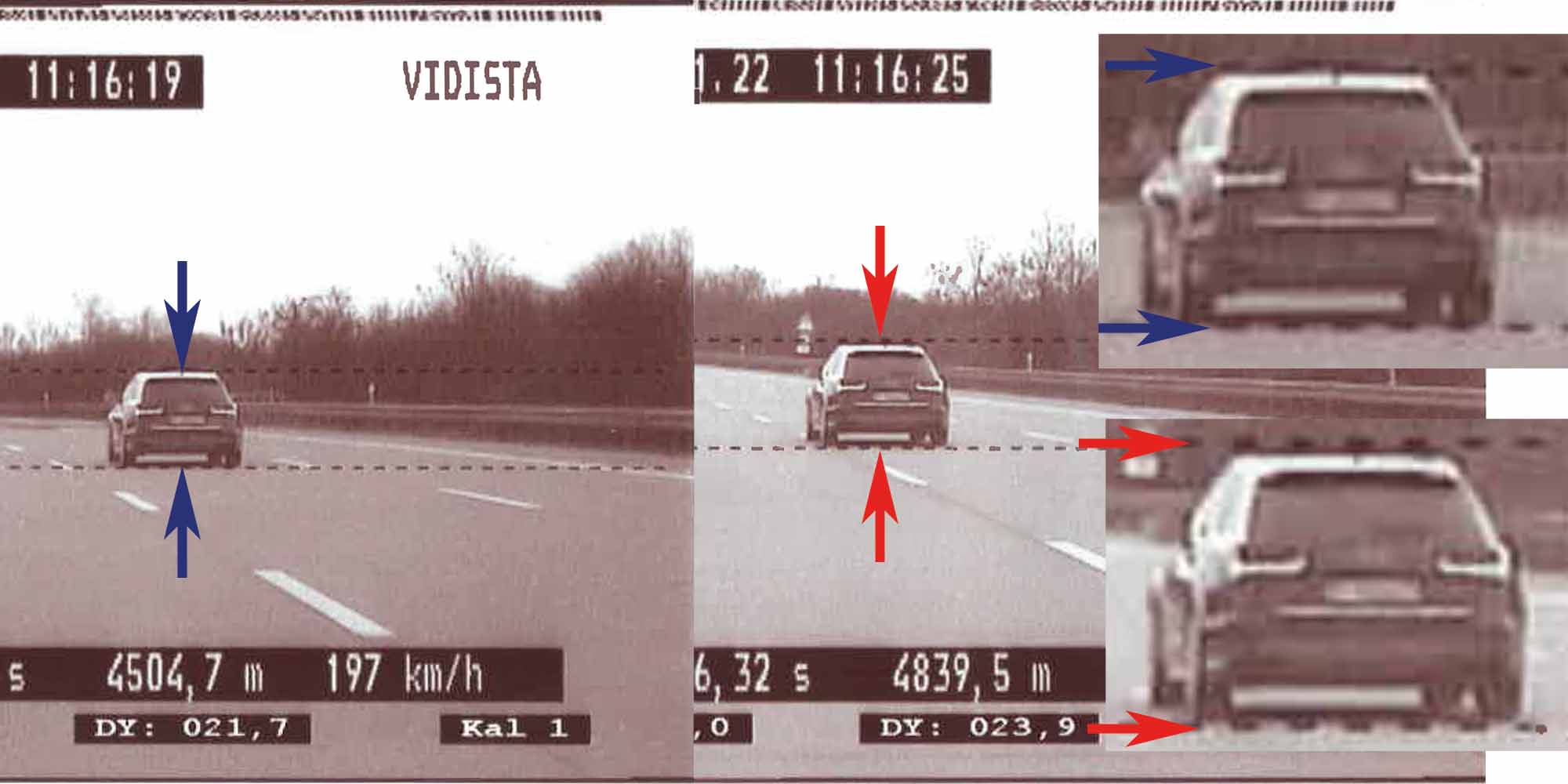 ViDistA - Auswertelinien im Videobild als Grundlage der Abstandskorrektur