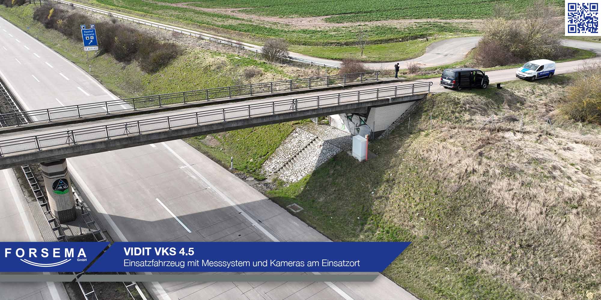 VIDIT VKS 4.5 - Einsatzfahrzeug mit Messsystem und Kameras Am Einsatzort