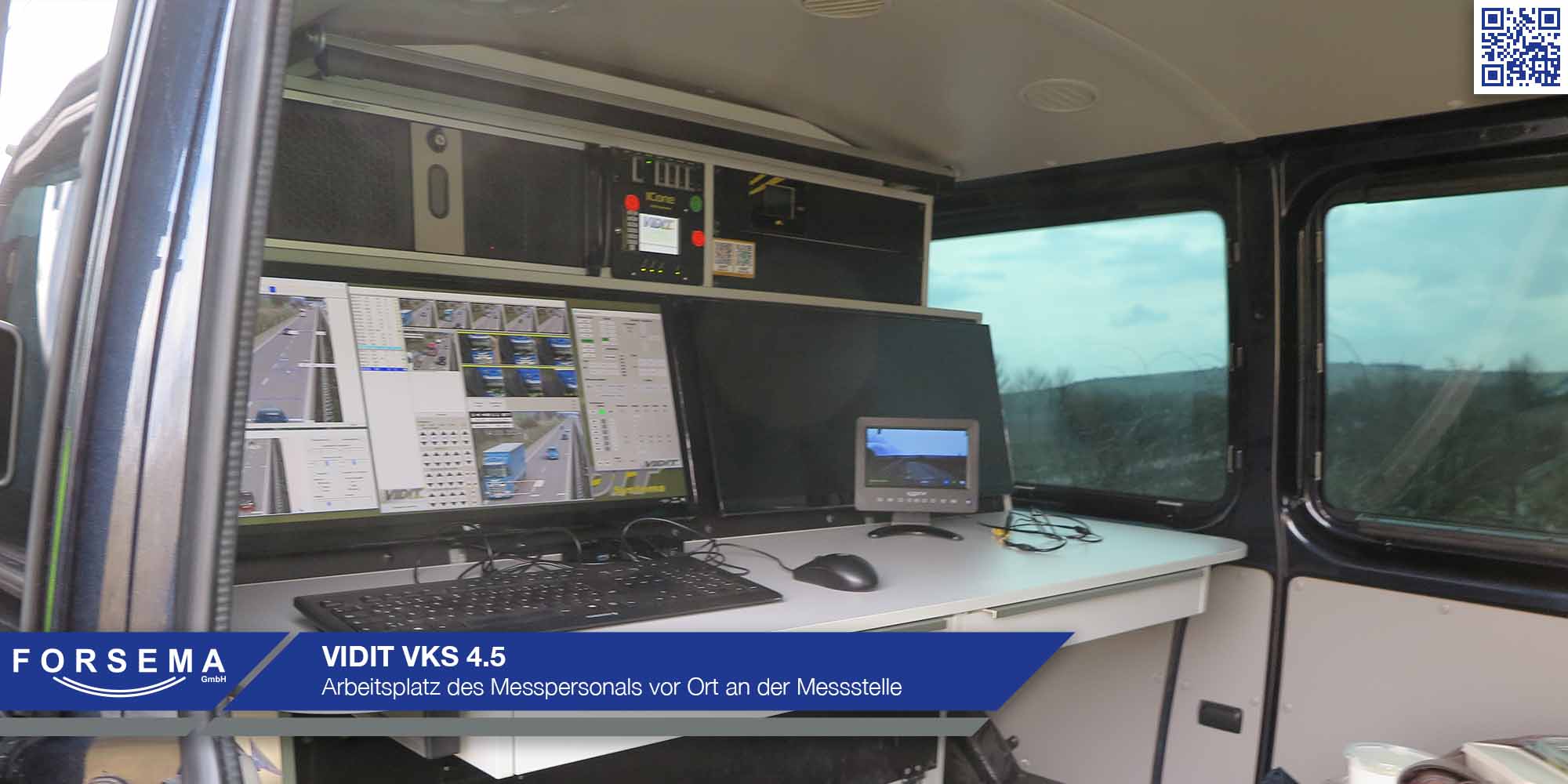 VIDIT VKS 4.5 - Arbeitsplatz des Messpersonals Vor Ort an der Messstelle
