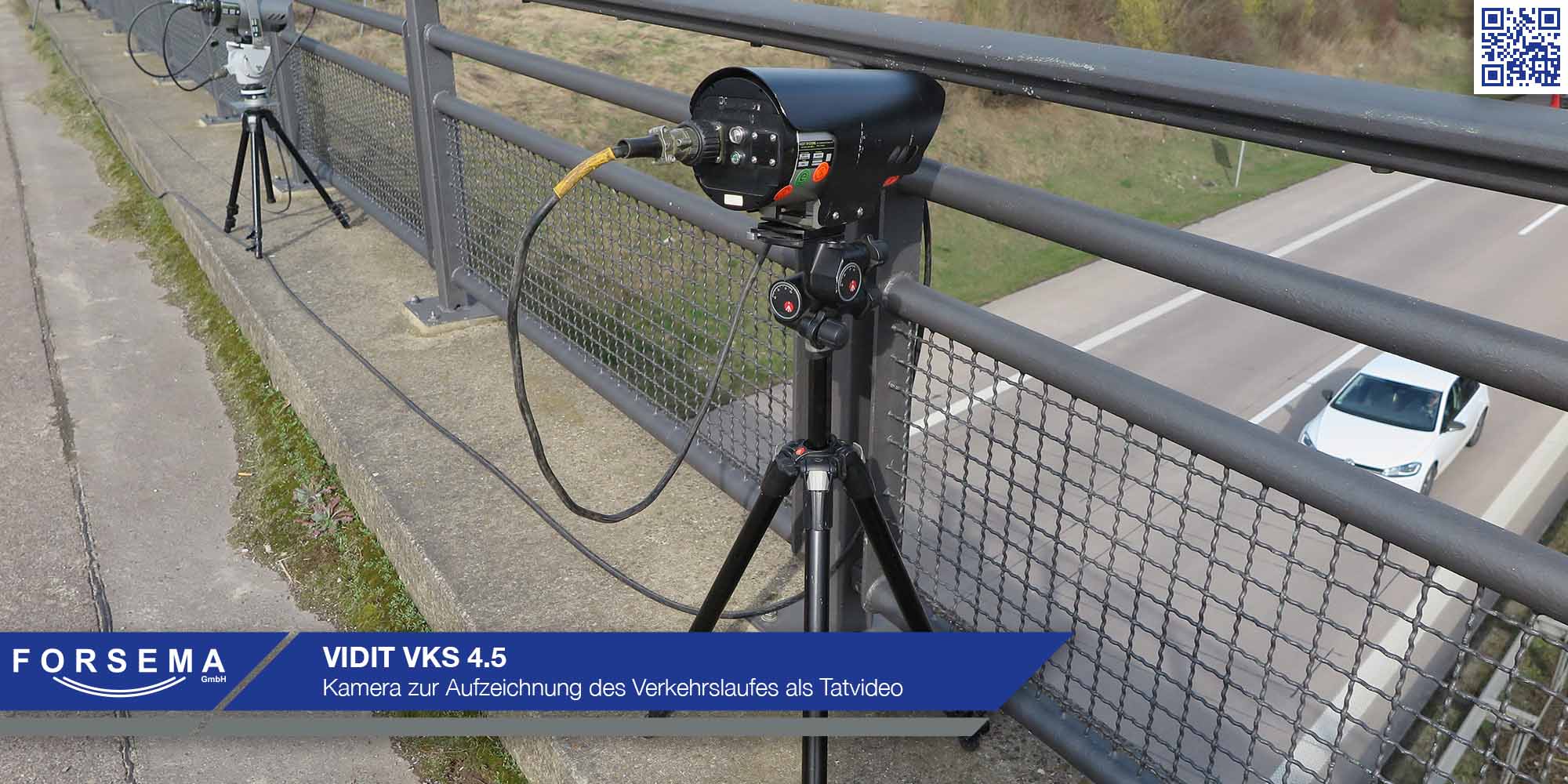 VIDIT VKS 4.5 - Tatkamera zur Aufzeichnung und Verarbeitung der Verkehrssituation