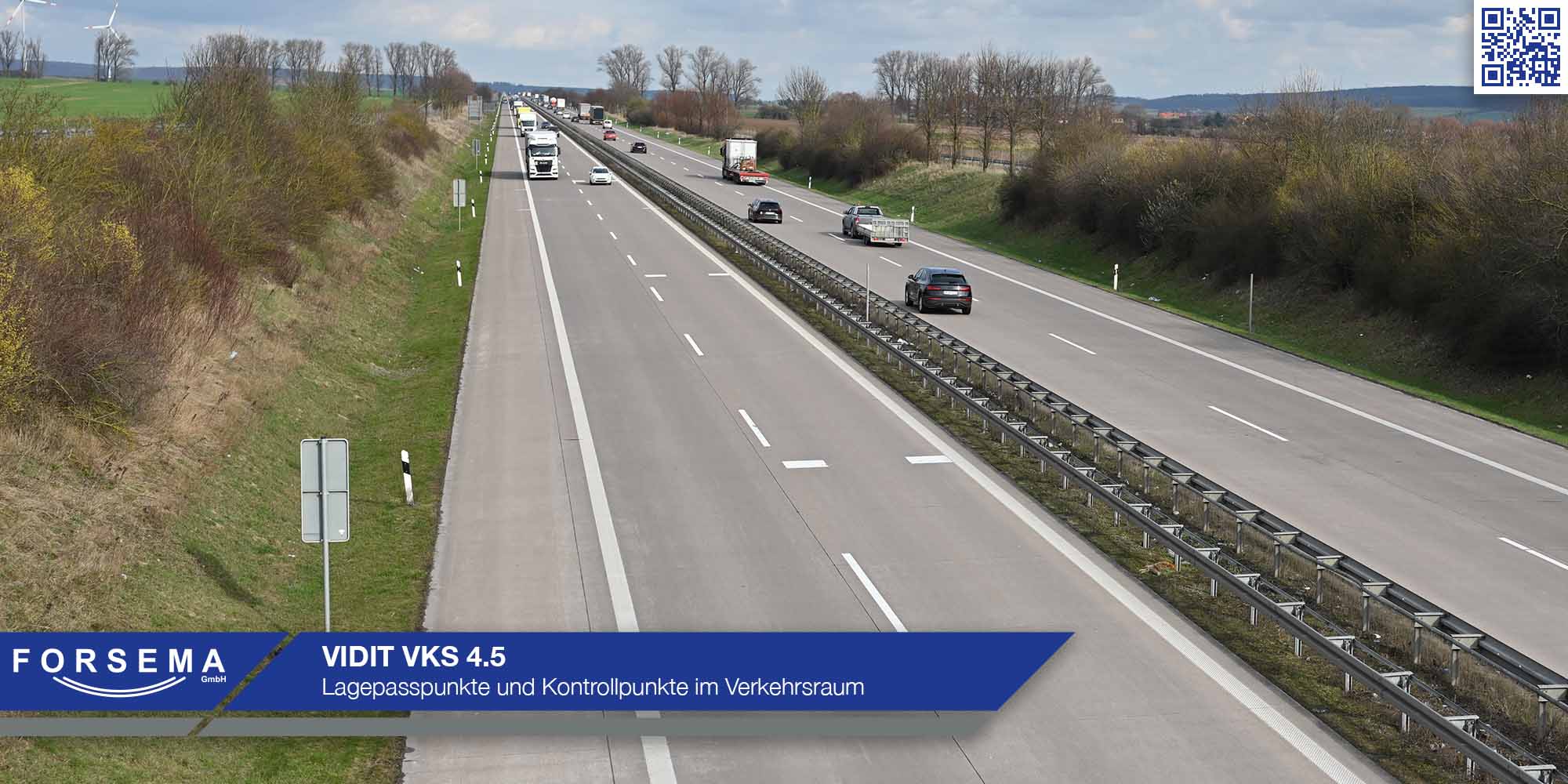 VIDIT VKS 4.5 - Lagepasspunkte und Kontrollpunkte als Abgrenzung der Messstelle im Verkehrsraum